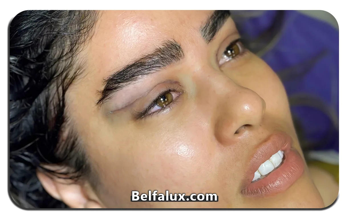 اصلاح ابرو بعد از عمل بلفاروپلاستی 